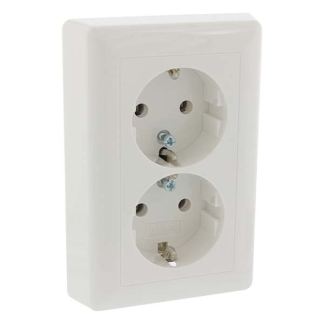 GIRA Stopcontact | Gira | S55 (Inbouw, Randaarde, Wit) 50436 6605150 K180106012 - 3