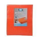 Afdekzeil | Gardalux | 3 x 4 m (150 gr/ m², Oranje, Waterdicht)