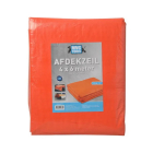 Afdekzeil | Gardalux | 4 x 6 m (150 gr/ m², Oranje, Waterdicht)