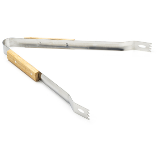 Gardalux BBQ tang | Gardalux | 40.5 cm (RVS, Met houten handvat) YL7900630 K170103187 - 1