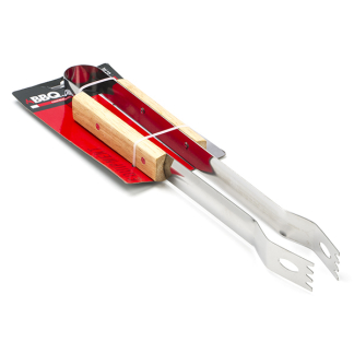 Gardalux BBQ tang | Gardalux | 40.5 cm (RVS, Met houten handvat) YL7900630 K170103187 - 2