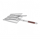 Gardalux BBQ visklem | Vaggan (3 Vissen, Houten handvat) C80900610 K170104742