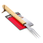 Gardalux BBQ vork | Gardalux | 46 cm (RVS, met houten handvat) YL7900610 K170103185 - 2