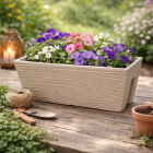 Gardalux Balkon plantenbak | Gardalux | 59 x 26 x 24 cm (Zand) Y54201680 K170105851 - 2