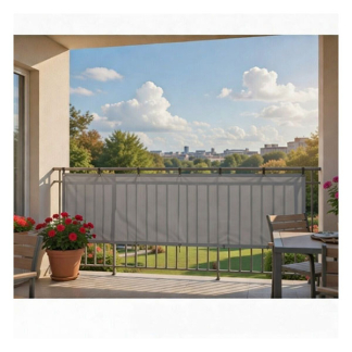 Gardalux Balkonscherm | Gardalux | 445 x 76 cm (Lichtgrijs) C46215710 K170104707 - 2