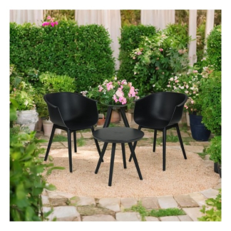 Gardalux Balkonset | Gardalux | 3-delig (ABS, Zwart) LE6000040 K170103231 - 3