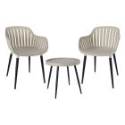 Gardalux Balkonset | Gardalux | 3-delig (Kunststof, UV-bescherming, Beige) LF2000080 K170105917 - 1