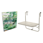 Gardalux Balkontafel | Gardalux | 60 x 43 cm (Inklapbaar, Beige) X99001770 K170105285 - 3