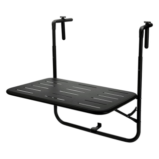 Gardalux Balkontafel | Gardalux | 60 x 43 cm (Inklapbaar, Zwart) X99001750 K170105945 - 1