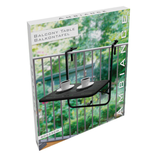 Gardalux Balkontafel | Gardalux | 60 x 43 cm (Inklapbaar, Zwart) X99001750 K170105945 - 3