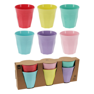 Gardalux Bekers | Gardalux | 400 ml | 6 stuks (Melamine, Verschillende kleuren) 177602650 K170105247 - 3