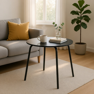 Gardalux Bijzettafel tuin | Gardalux | Rond (Ø 50 x 40 cm, Zwart) X99001800 K170105946 - 2