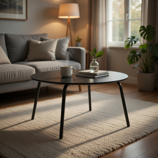 Gardalux Bijzettafel tuin | Gardalux | Rond (Ø 70 x 40 cm, Zwart) X99001840 K170105949 - 2