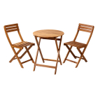 Gardalux Bistroset | Gardalux | 3-delig (Inklapbaar, Acaciahout, Bruin) VM7000030 K170105920 - 1