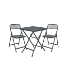 Gardalux Bistroset | Gardalux | 3-delig (Inklapbaar, Grijs) X81100210 K170105925 - 1