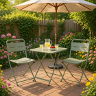 Gardalux Bistroset | Gardalux | 3-delig (Inklapbaar, Staal, Groen) X99001710 K170105927 - 2