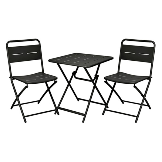 Gardalux Bistroset | Gardalux | 3-delig (Inklapbaar, Staal, Zwart) X99001700 K170105926 - 1