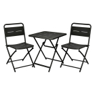 Gardalux Bistroset | Gardalux | 3-delig (Inklapbaar, Staal, Zwart) X99001700 K170105926 - 1