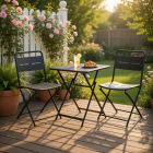 Gardalux Bistroset | Gardalux | 3-delig (Inklapbaar, Zwart) X99001700 K170105926 - 2