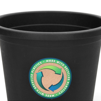 Gardalux Bloempot | Gardalux | Ø 20 cm (Kunststof, Binnen/Buiten, Antraciet) Y54202150 K170105355 - 2