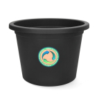 Bloempot | Gardalux | Ø 28 centimeter (Kunststof, Binnen/Buiten, Antraciet)