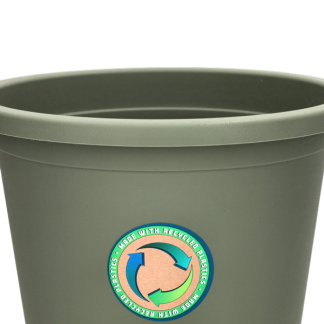 Gardalux Bloempot | Gardalux | Ø 28 centimeter (Kunststof, Binnen/Buiten, Groen) Y54202260 K170105359 - 2