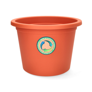 Gardalux Bloempot | Gardalux | Ø 28 centimeter (Kunststof, Binnen/Buiten, Terracotta) Y54202280 K170105360 - 1