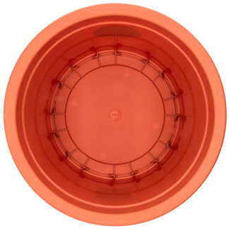 Gardalux Bloempot | Gardalux | Ø 28 centimeter (Kunststof, Binnen/Buiten, Terracotta) Y54202280 K170105360 - 3