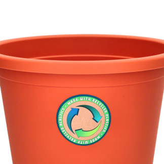 Gardalux Bloempot | Gardalux | Ø 28 centimeter (Kunststof, Binnen/Buiten, Terracotta) Y54202280 K170105360 - 2