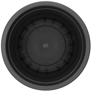 Gardalux Bloempot | Gardalux | Ø 28 cm (Kunststof, Binnen/Buiten, Antraciet) Y54202250 K170105358 - 3