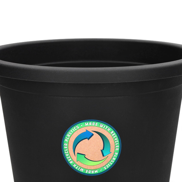 Gardalux Bloempot | Gardalux | Ø 28 cm (Kunststof, Binnen/Buiten, Antraciet) Y54202250 K170105358 - 2