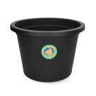 Bloempot | Gardalux | Ø 34 cm (Kunststof, Binnen/Buiten, Antraciet)