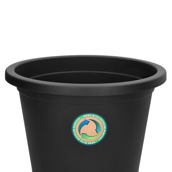 Gardalux Bloempot | Gardalux | Ø 34 cm (Kunststof, Binnen/Buiten, Antraciet) Y54202300 K170105361 - 2
