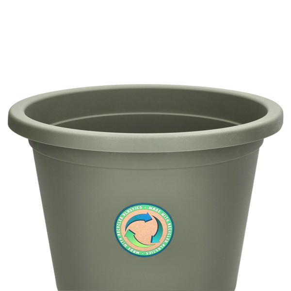 Gardalux Bloempot | Gardalux | Ø 34 cm (Kunststof, Binnen/Buiten, Groen) Y54202310 K170105362 - 2