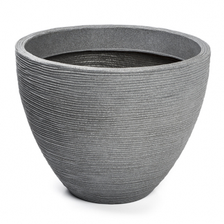 Gardalux Bloempot | Gardalux | Ø 40 centimeter (Kunststof, Buiten, Grijs) Y54191270 K170103404