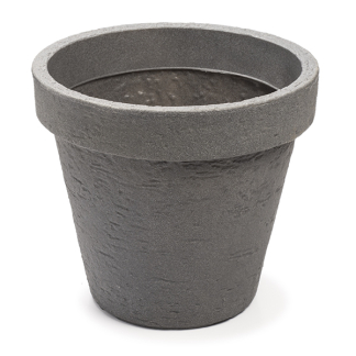 Gardalux Bloempot | Gardalux | Ø 40 centimeter (Kunststof, Buiten, Steenlook, Grijs) Y54195370 K170103408 - 1