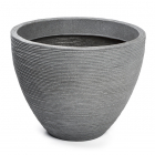 Bloempot | Gardalux | Ø 40 cm (Kunststof, Buiten, Grijs)