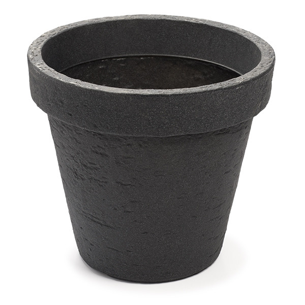 Gardalux Bloempot | Gardalux | Ø 40 cm (Kunststof, Buiten, Steenlook, Antraciet) Y54195360 K170103409 - 1