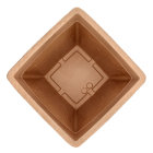 Gardalux Bloempot | Gardalux | 39 x 39 cm (Kunststof, Vierkant, Buiten, Steenlook, Terracotta) Y54195480 K170105378 - 3