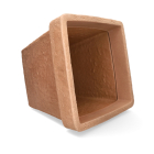 Gardalux Bloempot | Gardalux | 39 x 39 cm (Kunststof, Vierkant, Buiten, Steenlook, Terracotta) Y54195480 K170105378 - 4