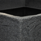 Gardalux Bloempot | Gardalux | 40 cm (Kunststof, Vierkant, Buiten, Steenlook, Antraciet) Y54195100 K170105551 - 4