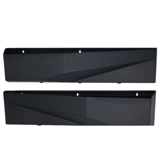 Gardalux Bloempot | Gardalux | 78 x 19 x 35 centimeter (Set van 2 stuks, Overloopeffect, Antraciet) Y89300090 K170105376 - 2