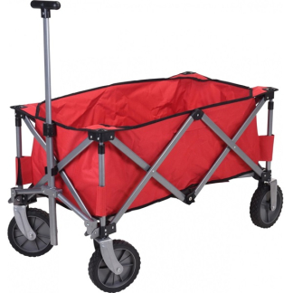 Gardalux Bolderkar | 90 x 49 x 58 cm (Tot 70 kg, Opvouwbaar, Rood) DG9000400 K170104923 - 1