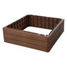 Borderbak | Gardalux | 75.6 x 75.6 x 25 cm (Bruin)