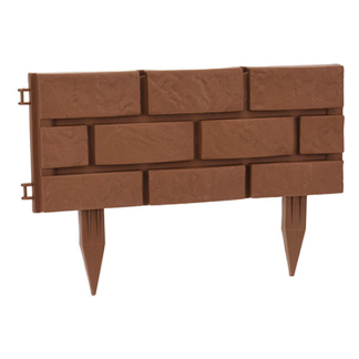 Gardalux Borderhekje | Gardalux | 42 x 17.5 cm (4 stuks, Bruin) FC4951850 K170105394