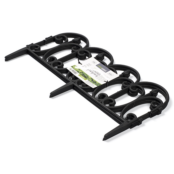 Gardalux Borderhekje | Gardalux | 60 x 30 cm (4 stuks, Zwart) 836360410 R10360410 K170103250 - 3