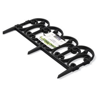 Gardalux Borderhekje | Gardalux | 60 x 30 cm (4 stuks, Zwart) 836360410 R10360410 K170103250 - 3