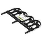 Gardalux Borderhekje | Gardalux | 60 x 30 cm (4 stuks, Zwart) 836360410 R10360410 K170103250 - 3