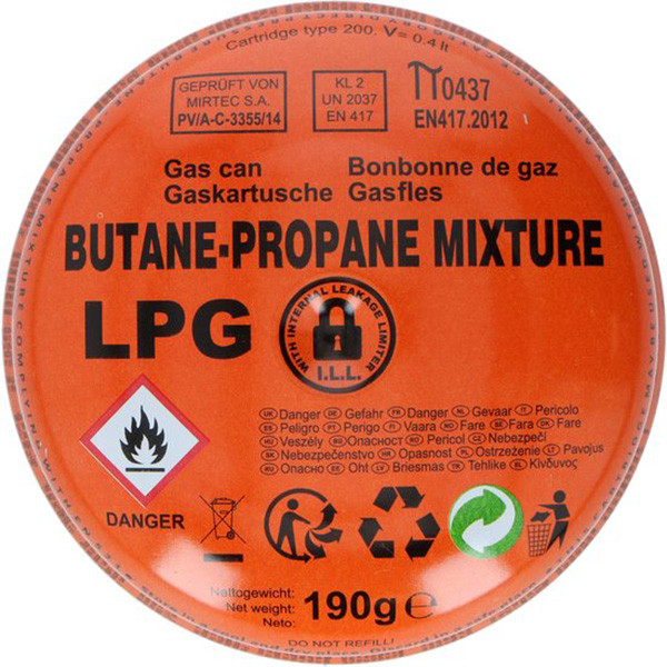 Gardalux Campinggas | Gardalux | 190 gram (Propaan/butaan) 871125279105 K170511340 - 2