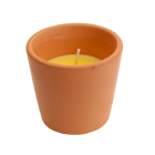 Citronella kaars | 7.7 x 6.3 cm (Terracotta)